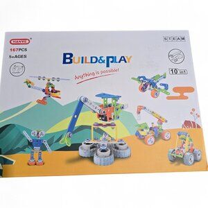 10 in 1 STEM Toys for 4 5 6 7 8+ Year Old Boy Girl Birthday Gifts Building Toys